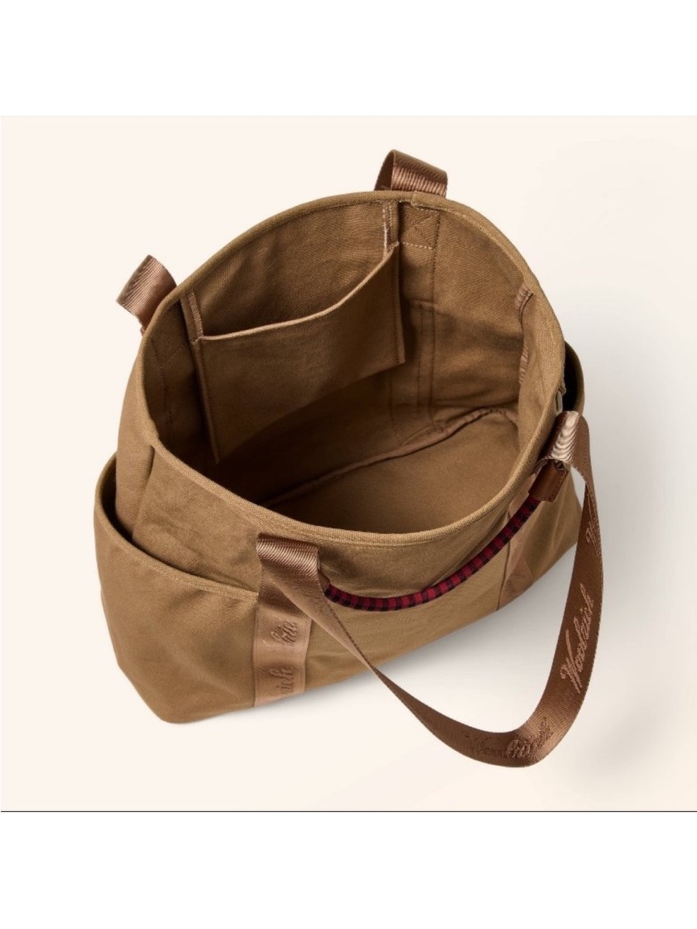 Woolrich x Target Collab Canvas Tote w/Carabiner, NWT - Picture 3 of 9